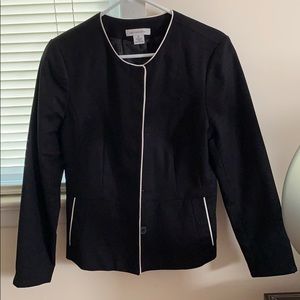 Blazer with white trimming